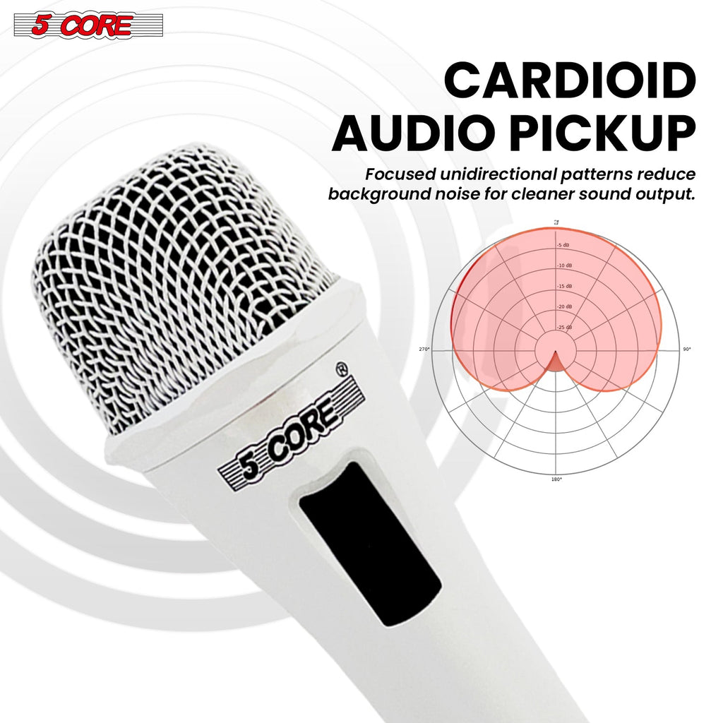 5Core XLR Microphone Dynamic Mic Karaoke Singing Studio Mics Handheld Microfono-2