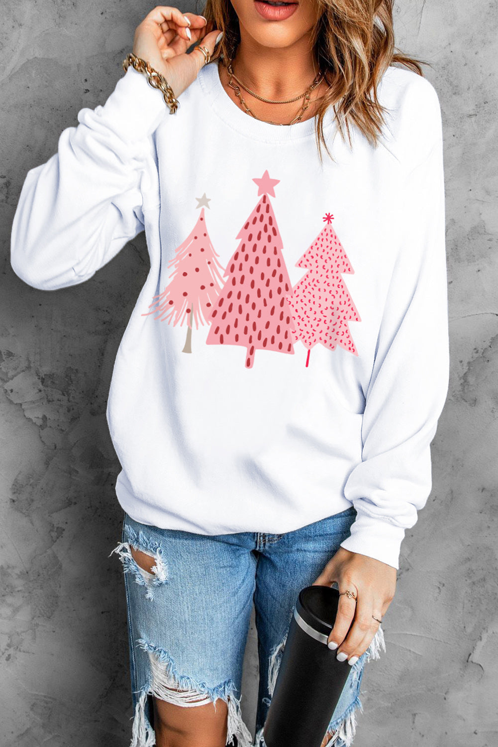 Christmas Tree Pullover Sweatshirt-3