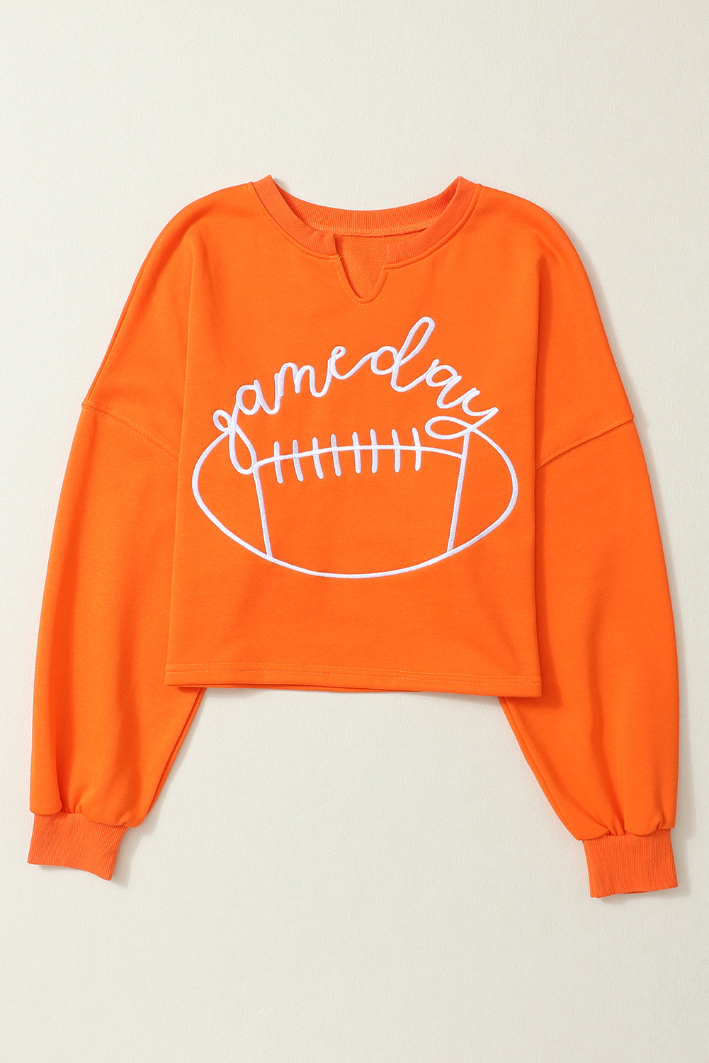 Indy Game Day Notched Neck Sweatshirt-4